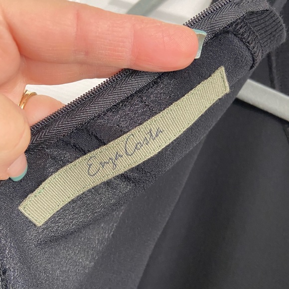 Enza Costa Romper Sleeveless Black Size XS - Picture 5 of 5